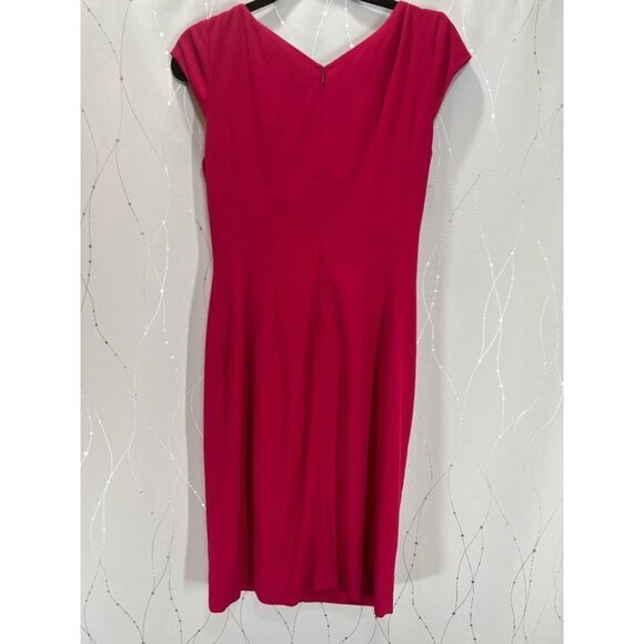 L.K. Bennett Tassa Raspberry Pink Sheath Dress $395 - Picture 7 of 9